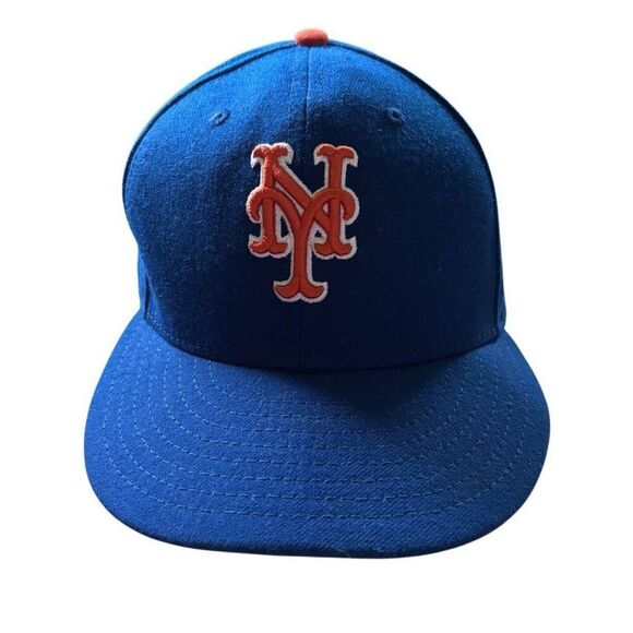 New York Mets Size 7 1/4 New Era 59Fifty Official On-Field Cap - Picture 1 of 9